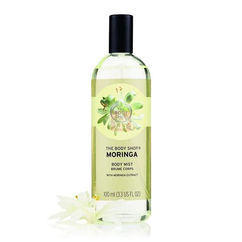 body shop moringa mist.